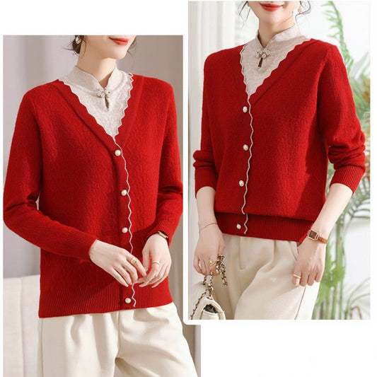 🔥2025 HOT SALE🔥 Women's Casual Warm Long Sleeve Knit Sweater